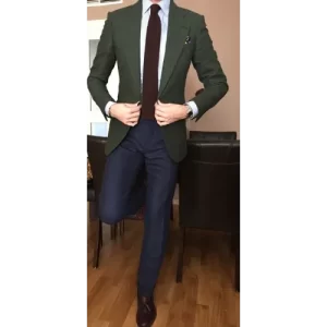 Blazer, Solids, Single Breasted.