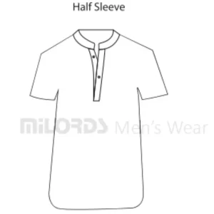 Half Sleeves in Kurta