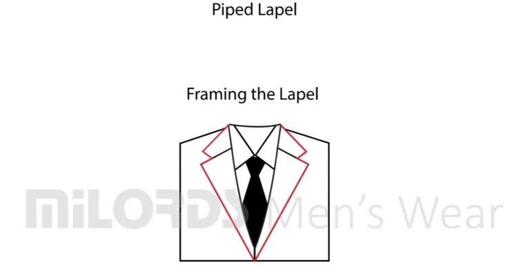 Piped Lapel